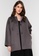 CK CALVIN KLEIN silver Double Face Wool Cashmere Hooded Cape 9CAD9AA47804FEGS_1