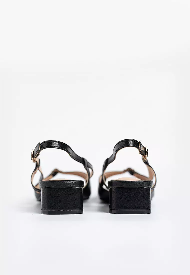 Paula Buckle Sandal Heels