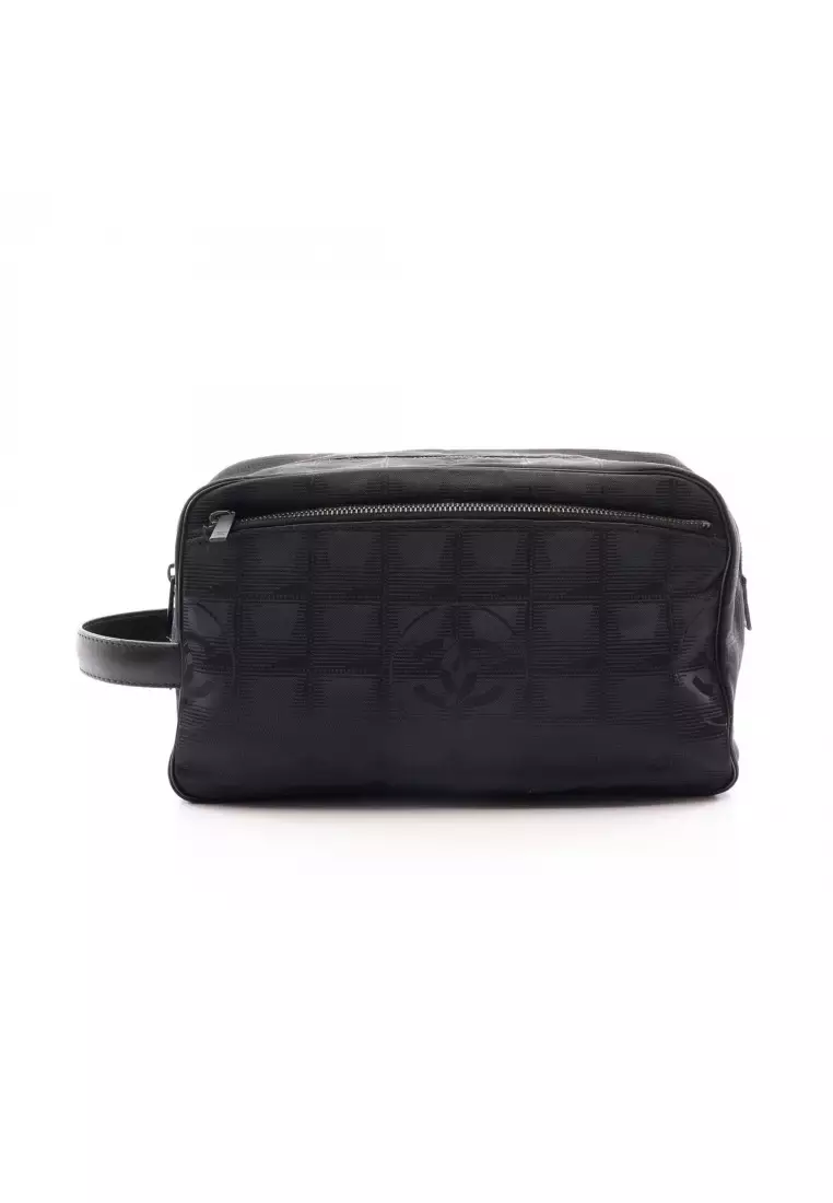 Buy Chanel Pre-Loved Chanel new travel line second bag nylon canvas ...