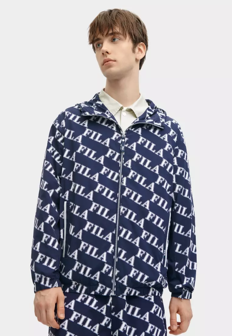Fila monogram jacket new arrivals