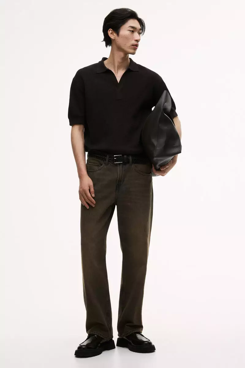 Regular Fit Knitted polo shirt