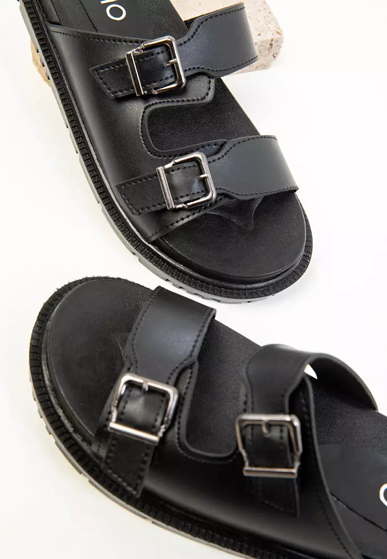 Black Women's Slipper 19193