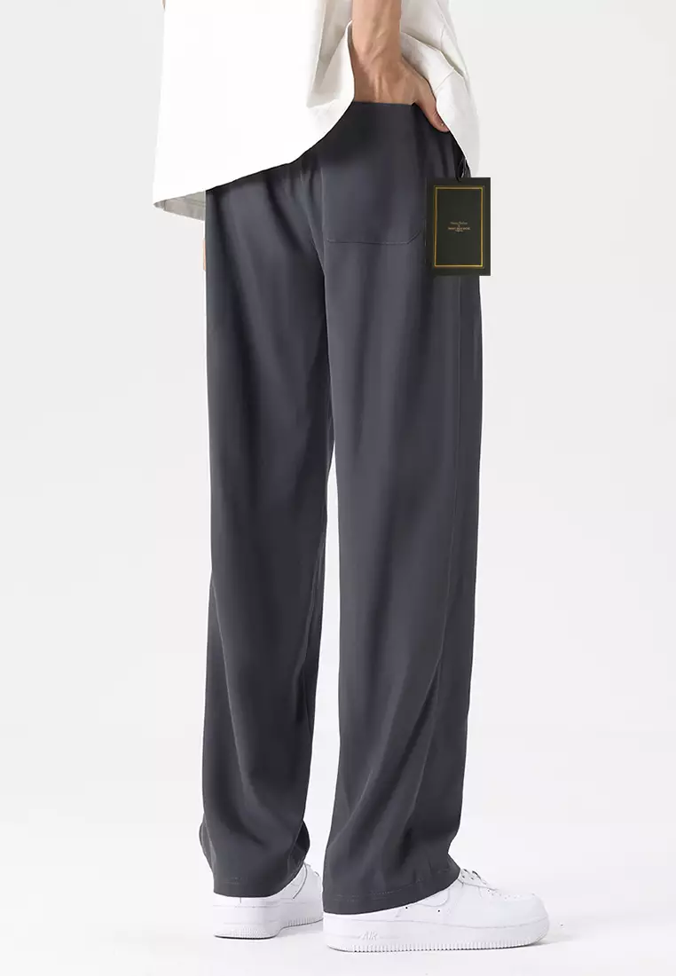 Thin Ice Silk Feeling Straight Pants AC-CK162