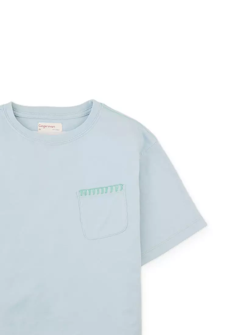 Casper Tee with Stitched Pocket