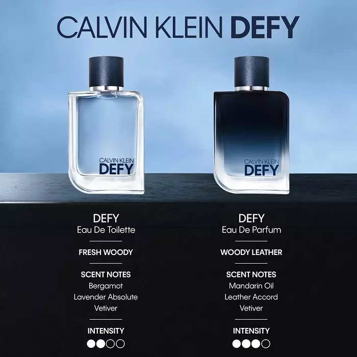 Defy Eau De Parfum For Men 50ml - EDP For Him (Male Perfume)