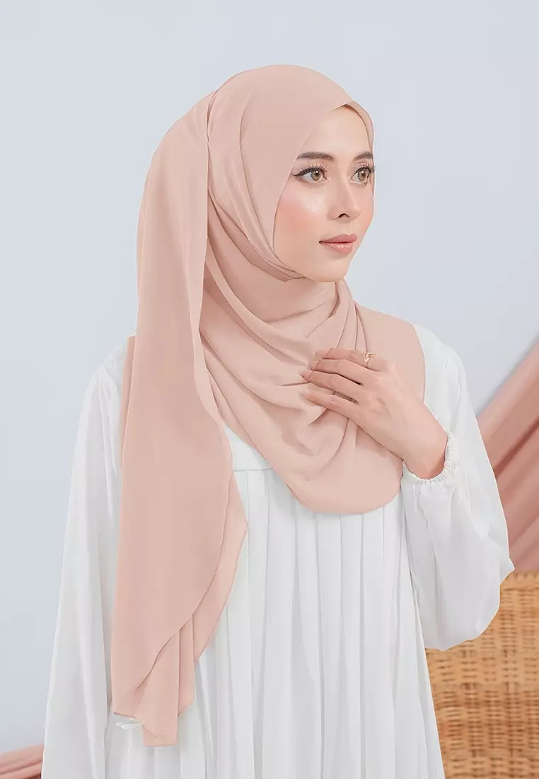 HIJAB INSTAN SABIYA - LIGHT PEACH