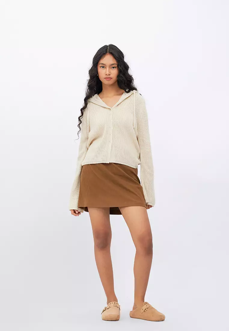 Corduroy  Mini Skirt