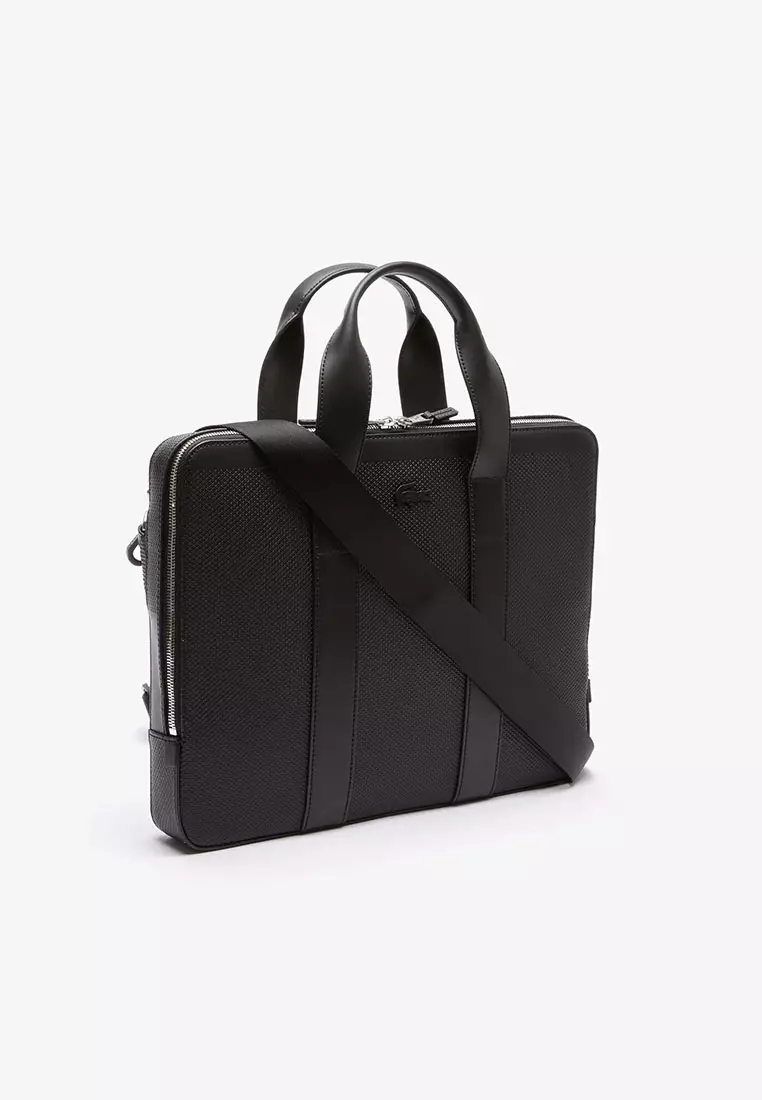 Men's Chantaco Piqué Leather Extra Slim Computer Bag