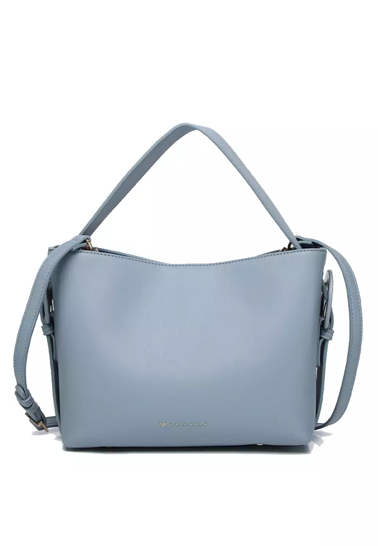 Light grey faux best sale leather boxy tote bag