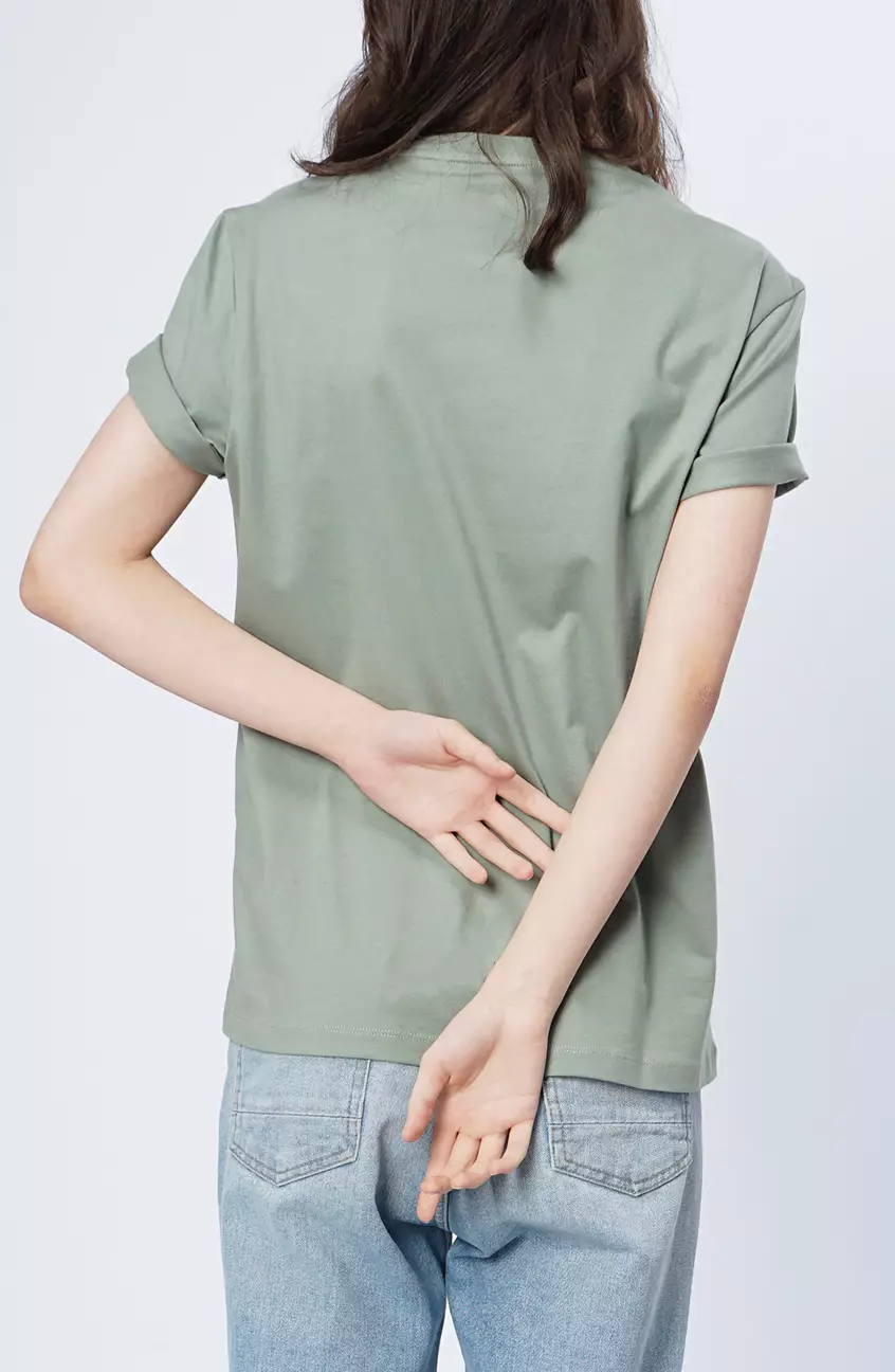 Kaos Wanita Behati Dusty Green