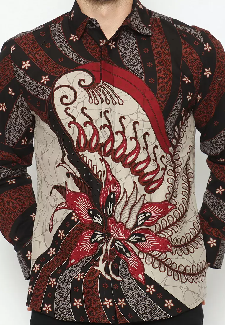 HEM PANJANG AKSA BATIK BHUMI BUNGA