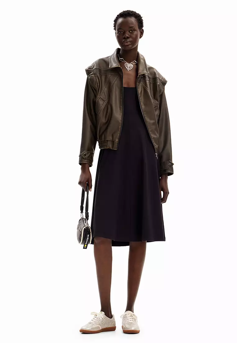 Desigual Woman Basic Midi Dress.