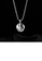Glamorousky silver Fashion Simple Geometric Round Smiley Face 316L Stainless Steel Pendant with Necklace 1F13DAC76D1731GS_3