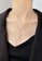 ZITIQUE silver Women's Elegant Diamond Embedded Sectors Necklace - Silver 65E39ACACC881BGS_2