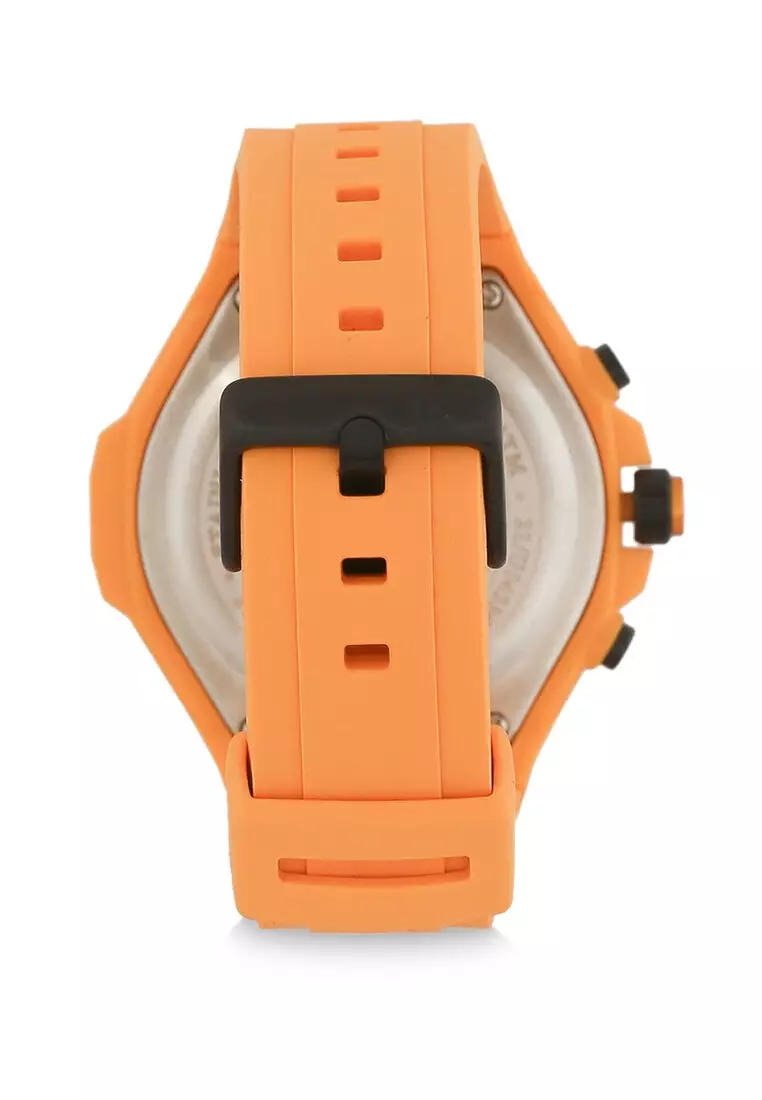 Alexandre Christie Jam Tangan Pria - Yellow Black - Rubber - 6590 MCRIPGRYL