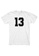 MRL Prints white Number Shirt 13 T-Shirt Customized Jersey AB30AAA998239FGS_1