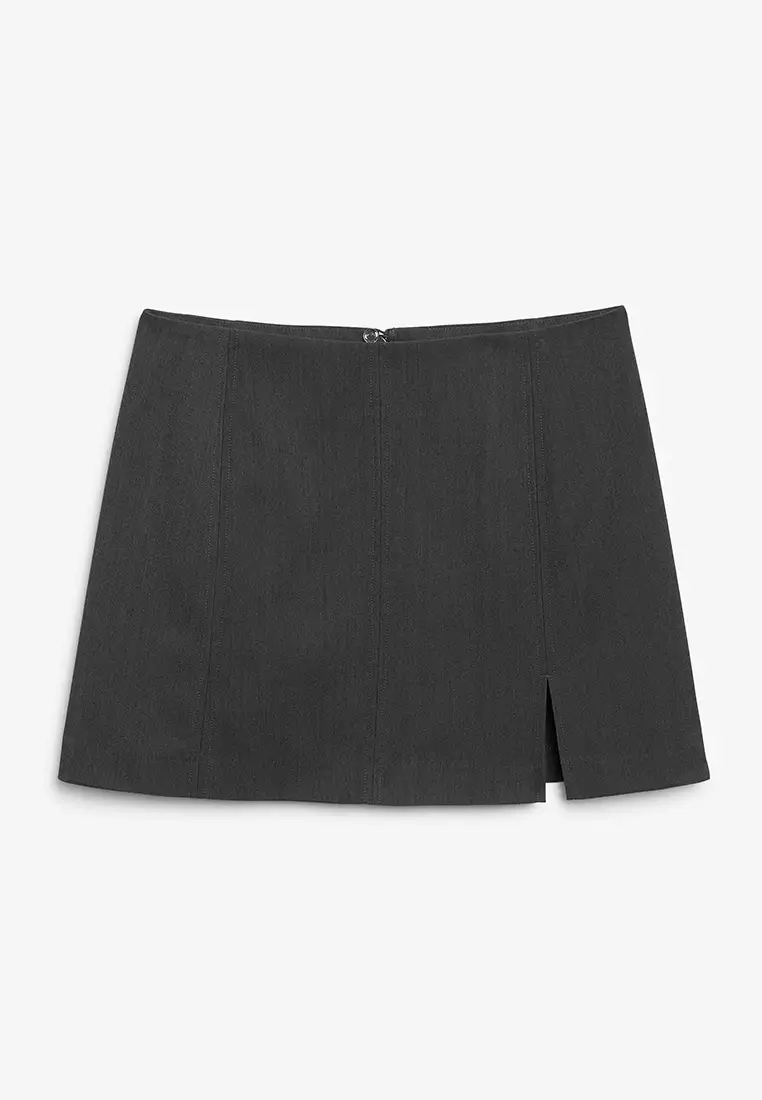 Mini Skirt Satin Midi Skirt Monki Monki Satin A-line Midi Skirt