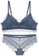 Sunnydaysweety blue Lace Underwireless Thin Cotton Triangular Bra with Panty Set CA123112BL 88098US39464BBGS_4