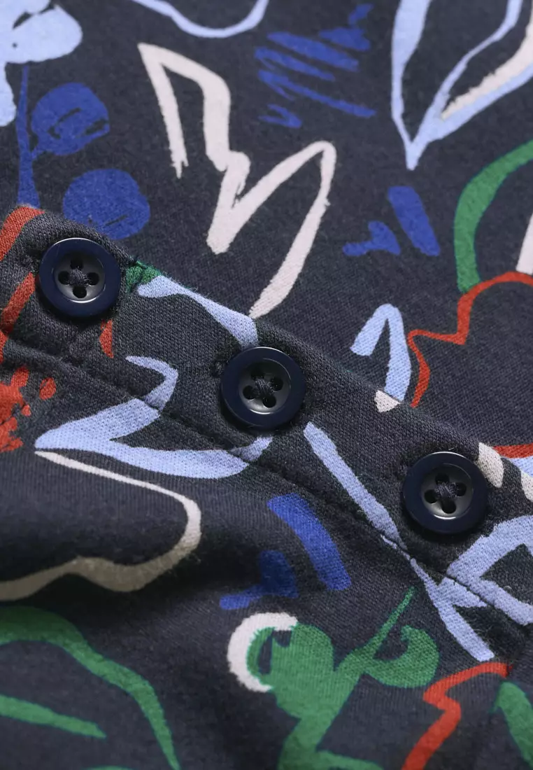 Seasalt Cornwall Navy Tall Waves Tunic