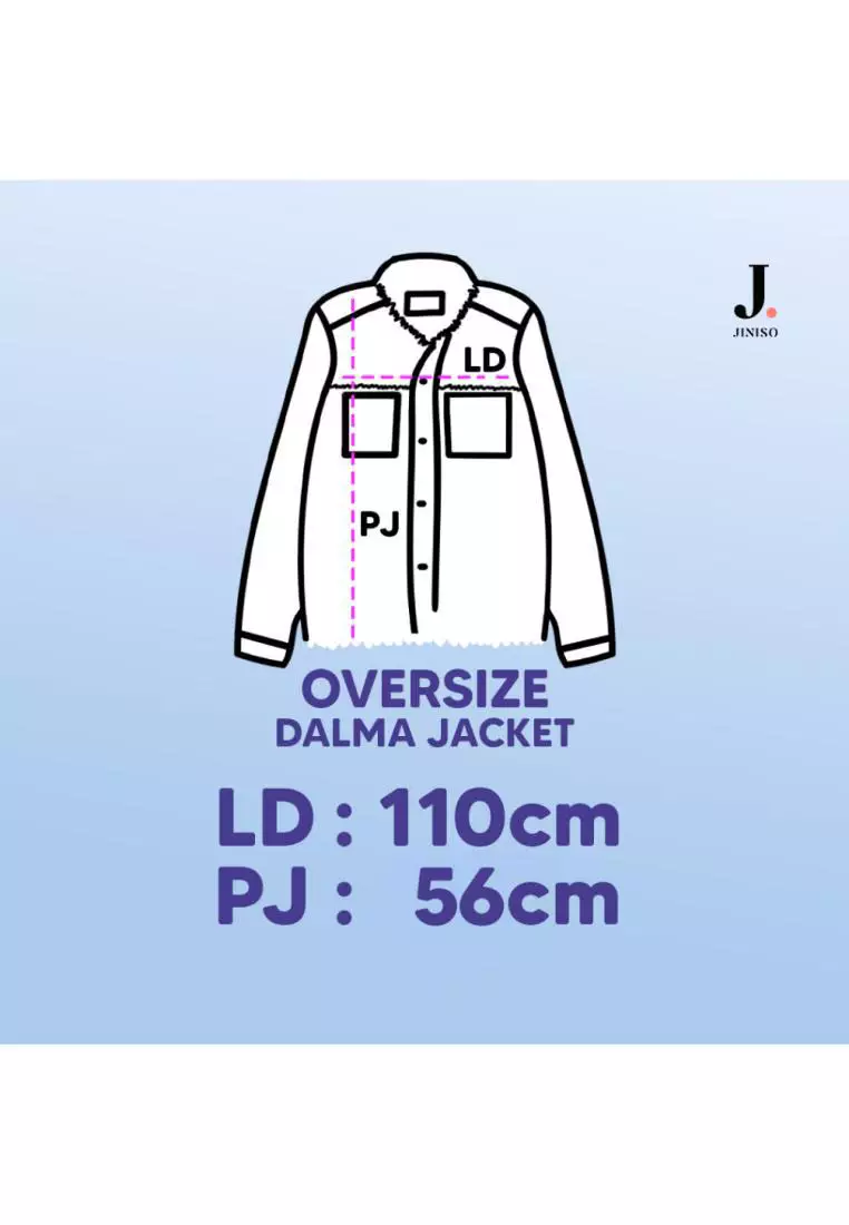 Jaket Jeans Oversize Dalma Blue Acid