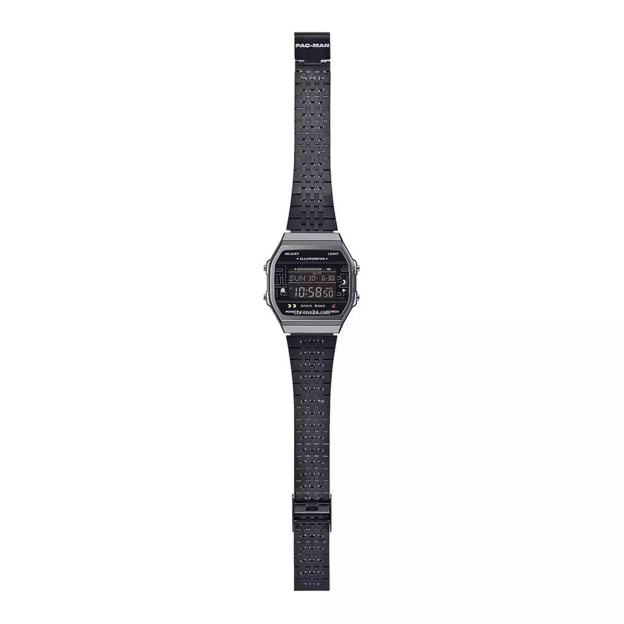 Casio PAC-MAN Jam Tangan Pria - Black - Stainless Steel - ABL-100WEPC-1BDR