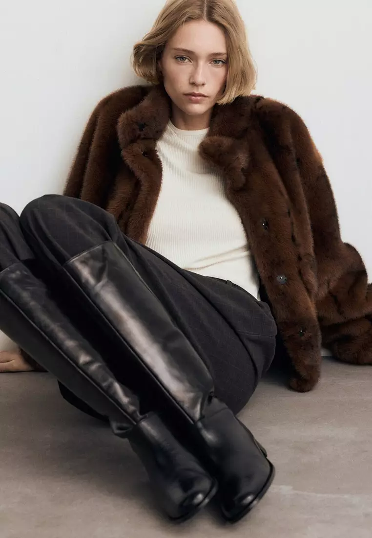 Knee-High Leather Boots