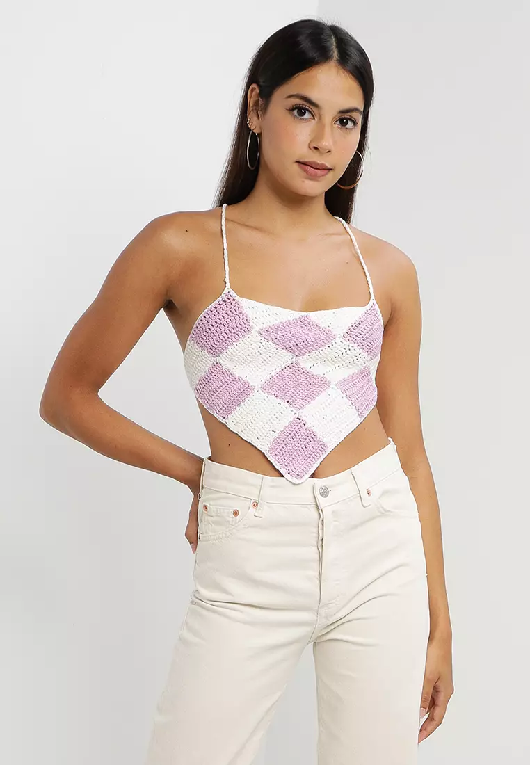 Cancun Crochet Halter Top