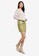 Heather green Quilted Mini Skirt 99862AAF9099BDGS_4