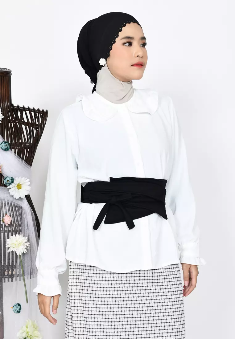 Ruby Obi Belt - Black M17802