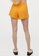 H&M yellow Textured Shorts 79181AA367EC64GS_2