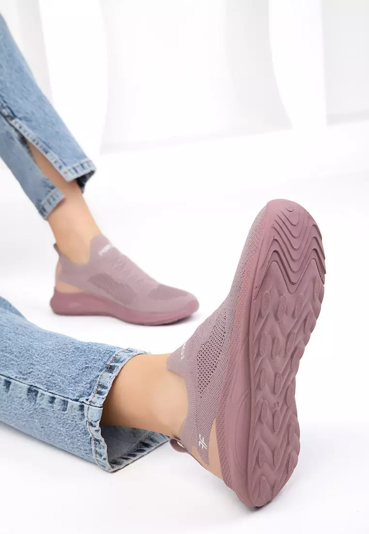 Round Toe Knit Shoes