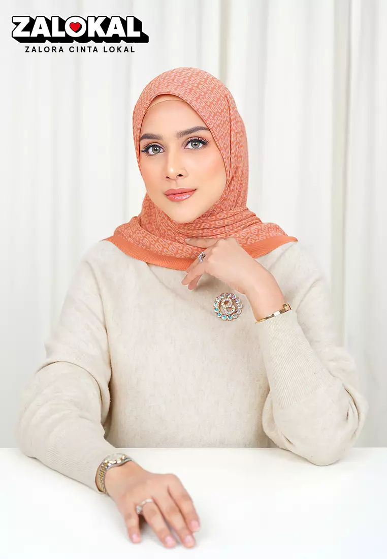 Tapis Pleated Square - Coral