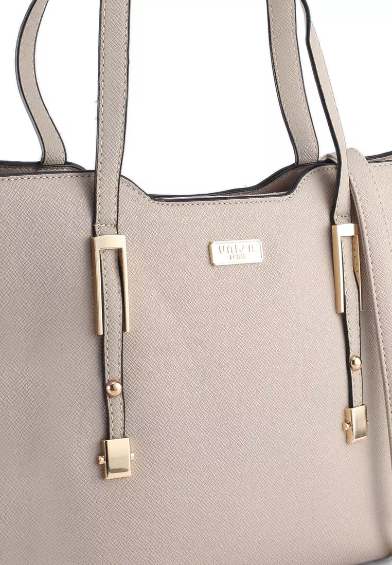 Saffiano Convertible Tote Bag