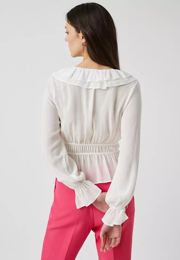 Ruffle Long Sleeves Blouse