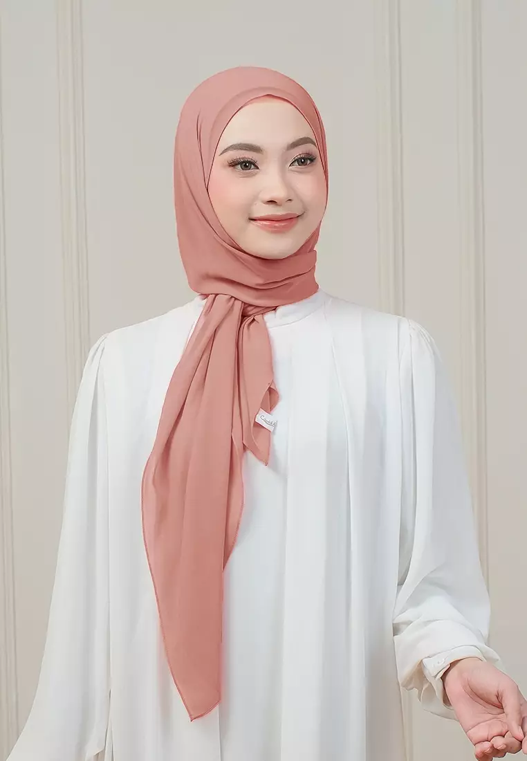 HIJAB INSTAN MAGNET SYIFA - PEACH