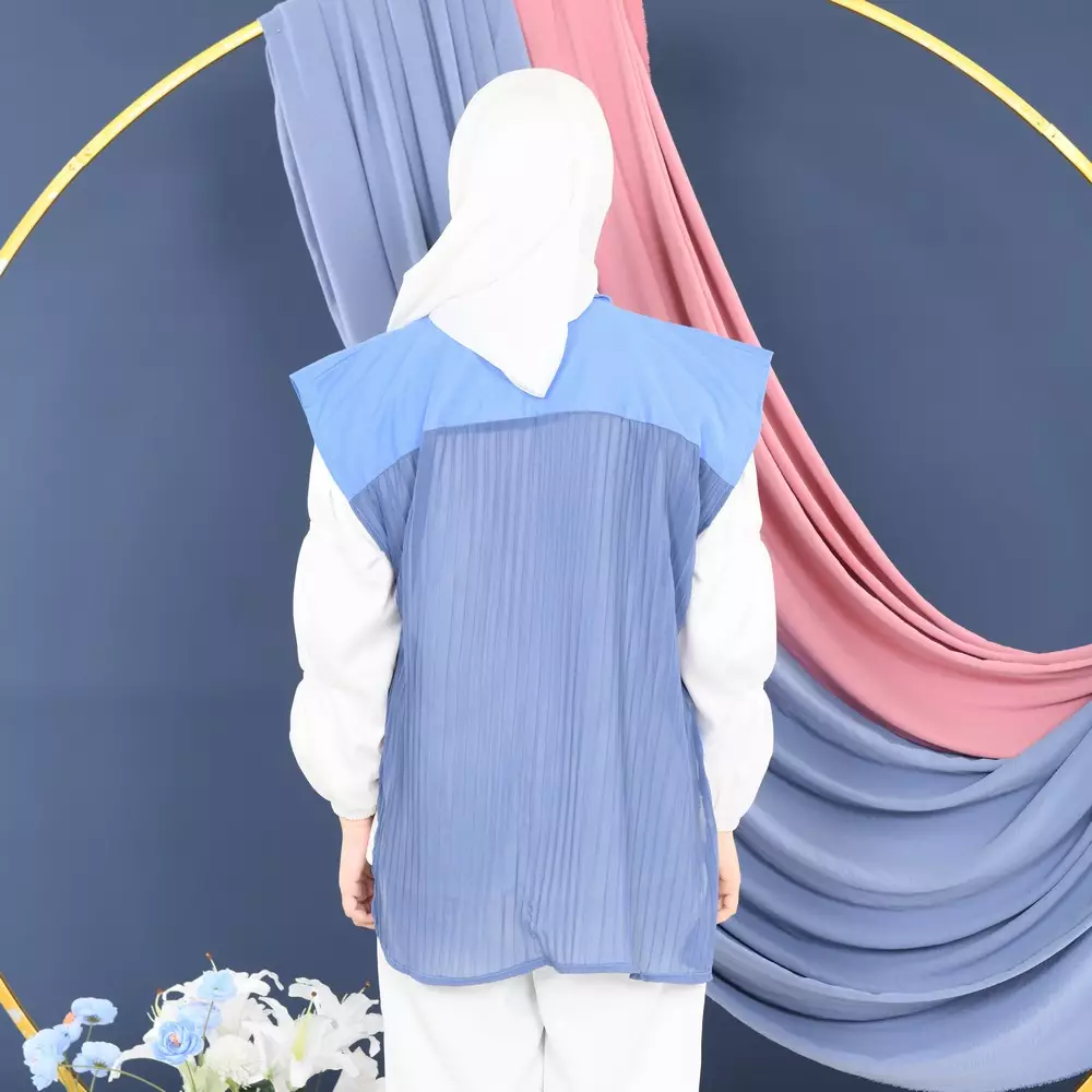 Adilla Vest - Soft Denim M19676 R27S2