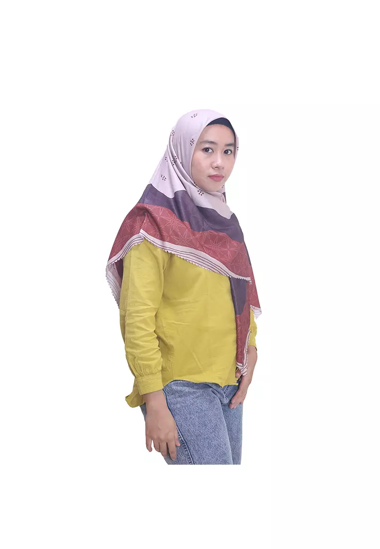 Hijab Scarf Batik Semar Tri Anjani 115x115 cm