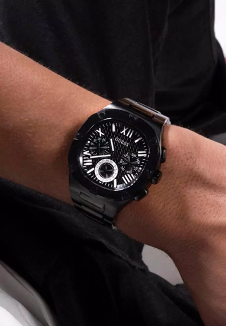 Guess Gents Watch HEADLINE Black - GW0572G3