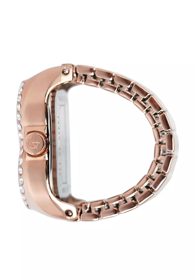 Jam Tangan Ring Wanita Alexandre Christie AC 2B05 LHBRGSL - Silver Dial - Stainless Steel