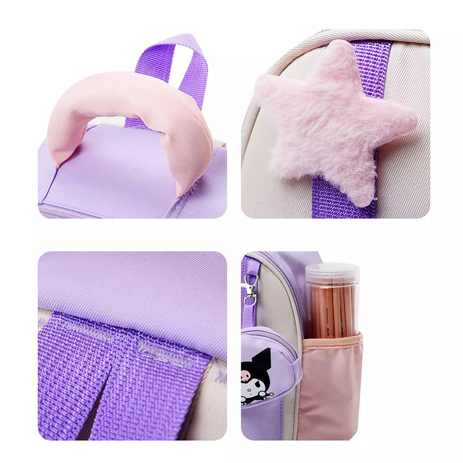 Wakakids Tas Ransel Anak Perempuan Mini Backpack Sekolah Travelling Karakter Sanrio Pink Melody K8011 Venrz