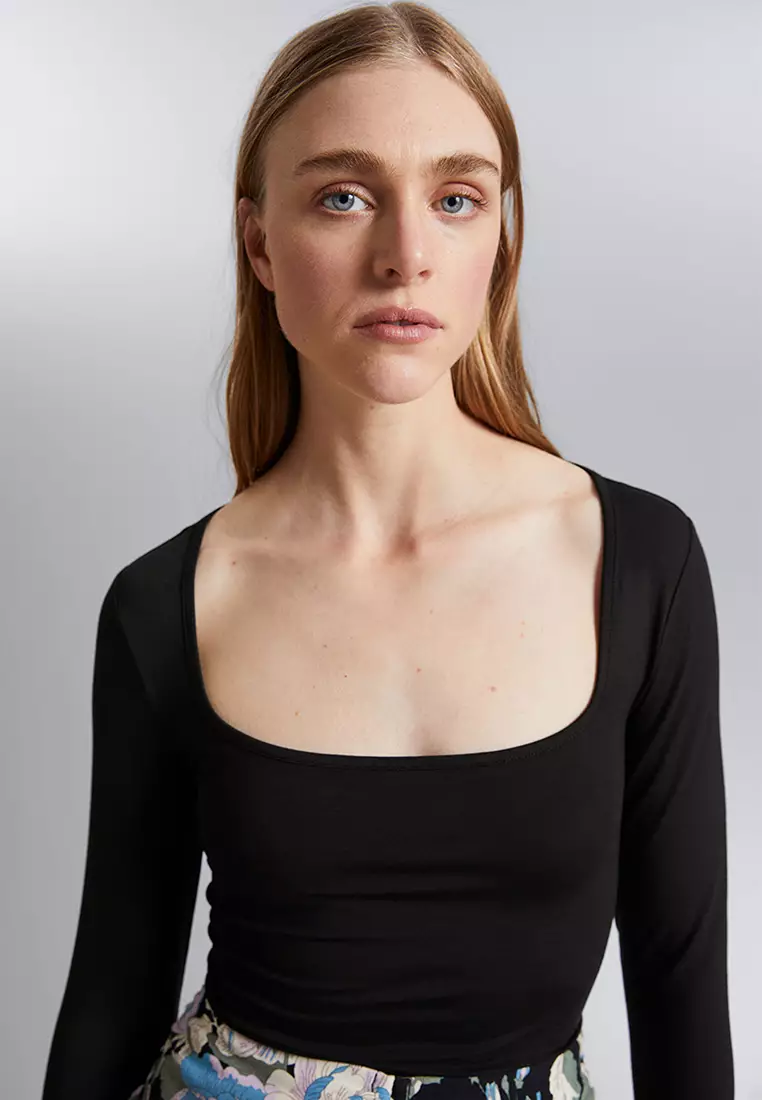 Square-Neck Top
