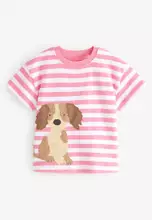 Pink Stripey Dog