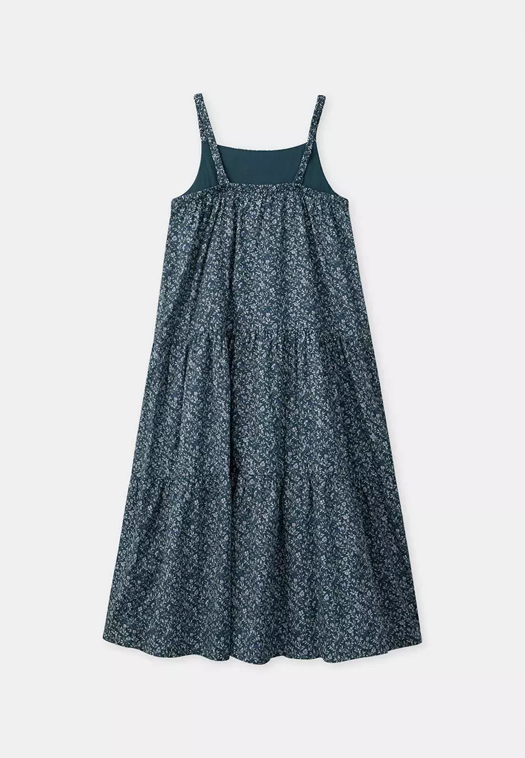 Blue sunbathing dress