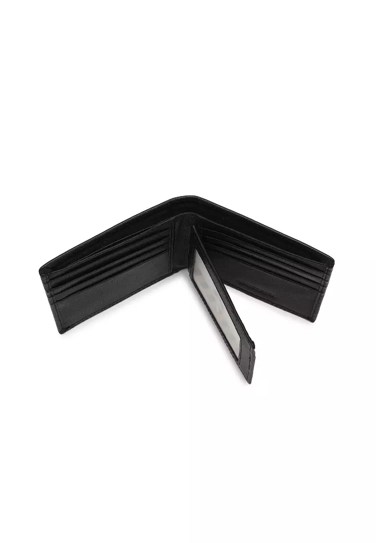 Gift Set - Genuine Leather RFID Wallet + 40mm Automatic Belt - Black