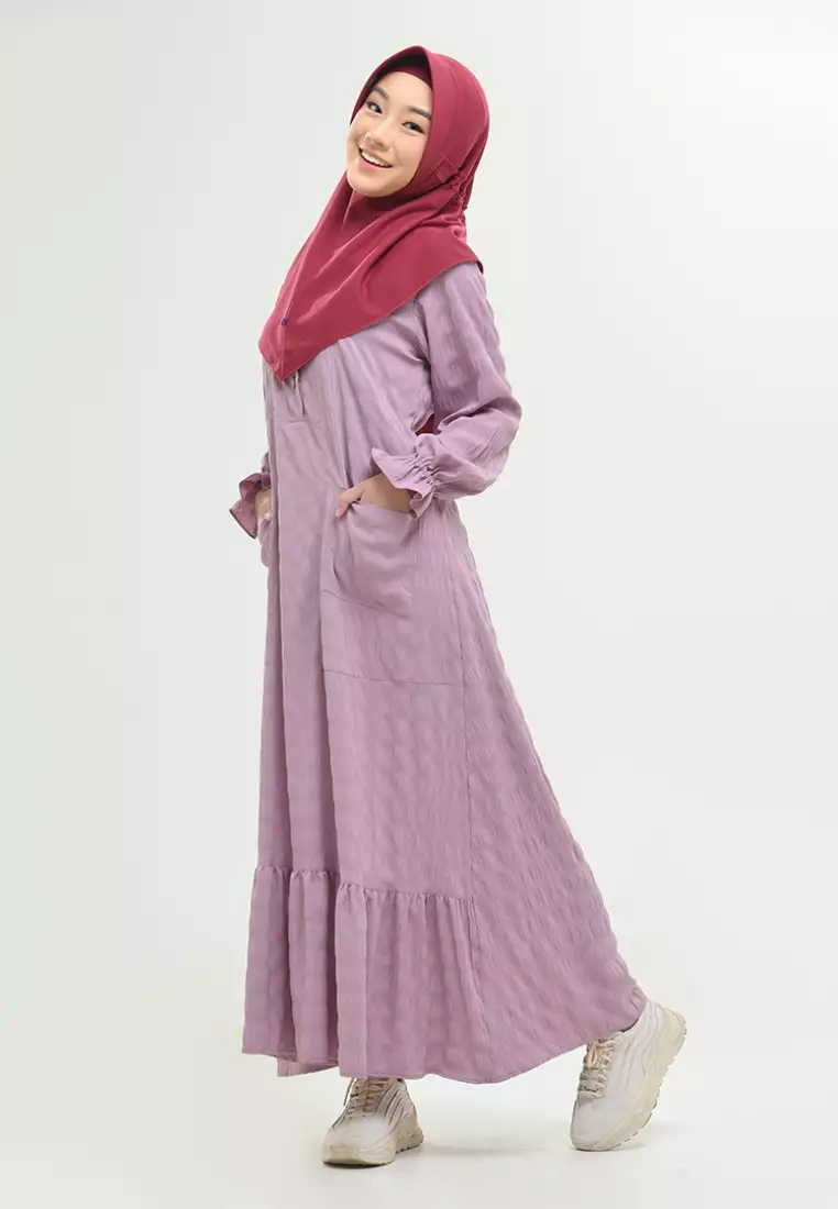 Rabbani - Dress Muslim Wanita Dara Gianna Exclusive Lavender