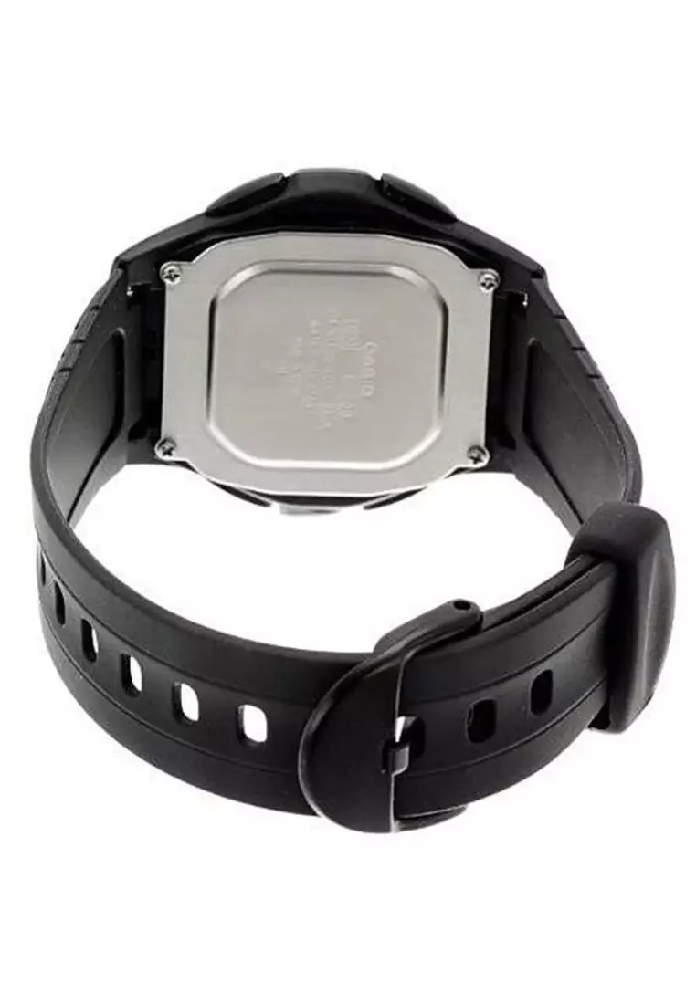 Men's Digital F-200W-9A Black Resin Band Sport Watch