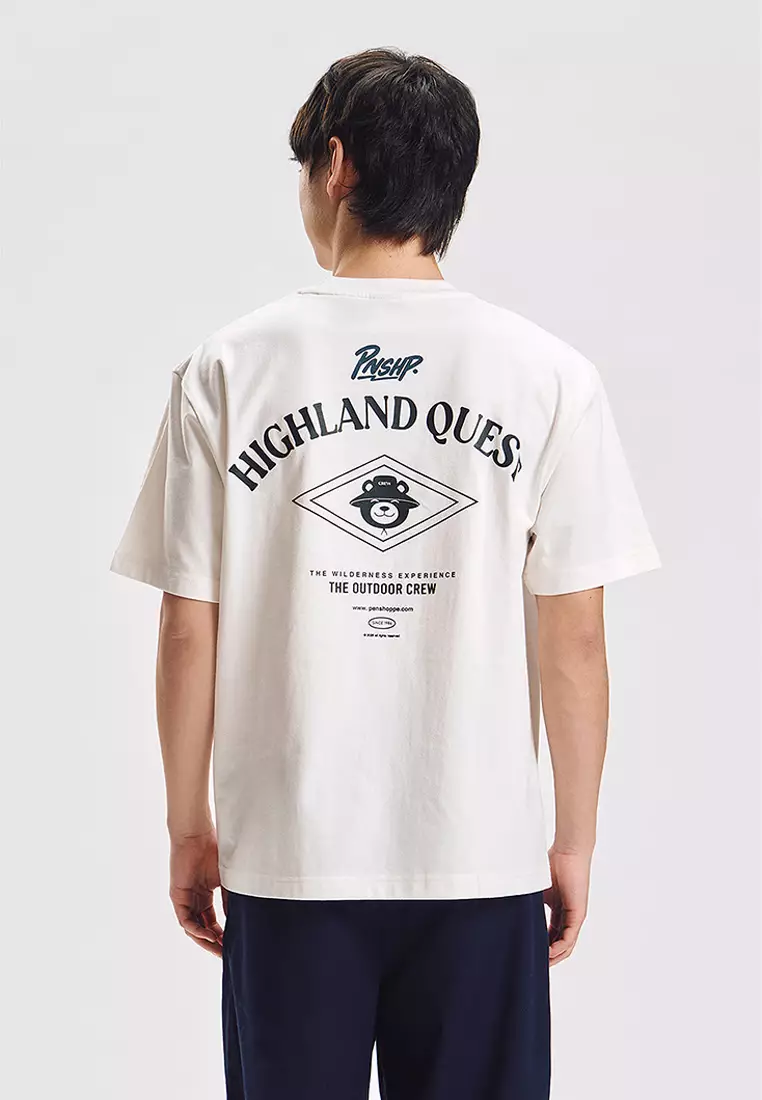 Crew Bear Highland Quest Relaxed Graphic T-Shirt