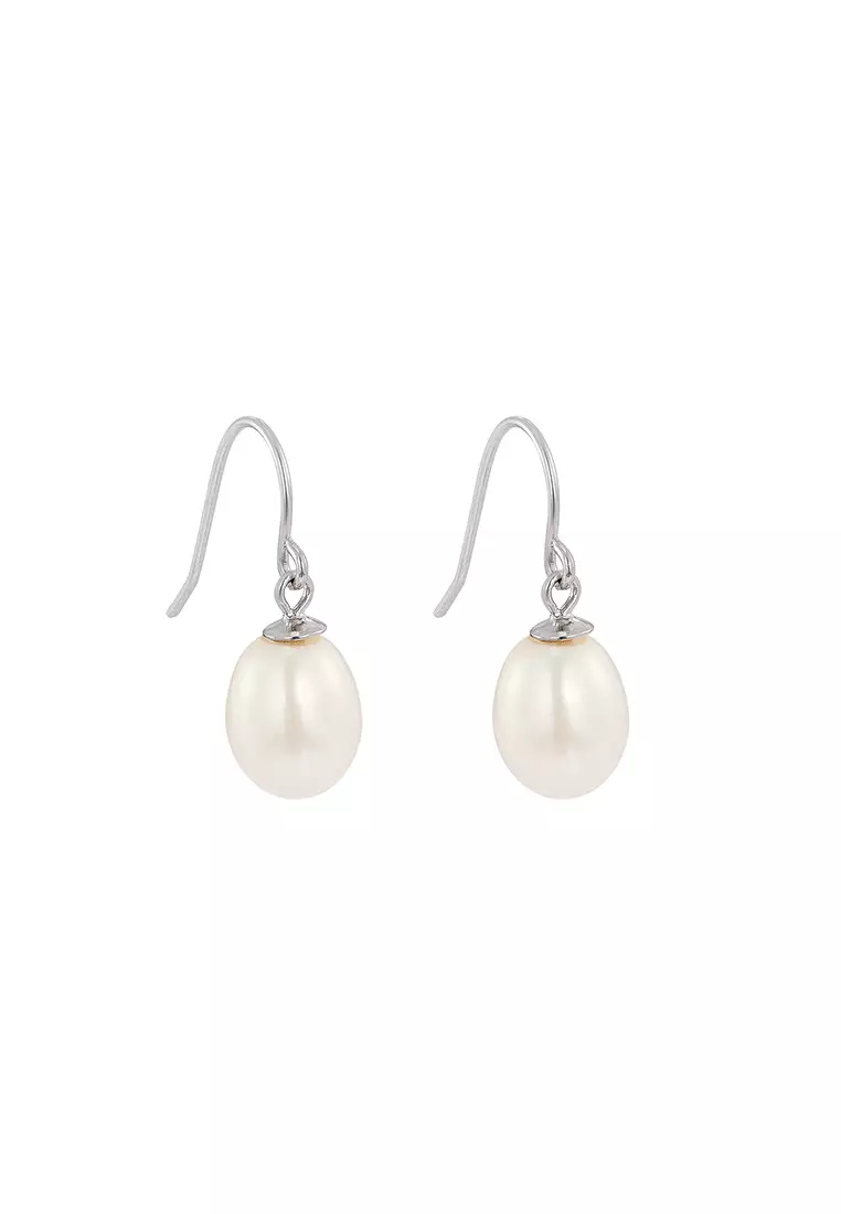 HABIB Freshwater Pearl Earrings in 925 Silver BE61564(D)