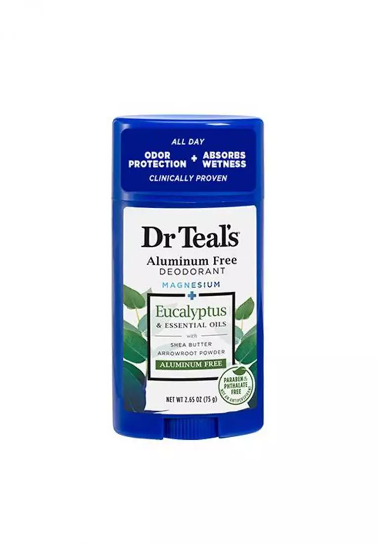Dr Teal's Aluminum Free Deodorant Eucalyptus Pain Relief Essential