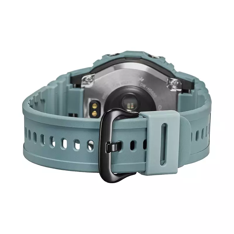Jam Tangan Pria Casio G-Shock DW-H5600-2DR Smartwatch G-Squad Heart Monitor Digital Dial Blue Resin Band